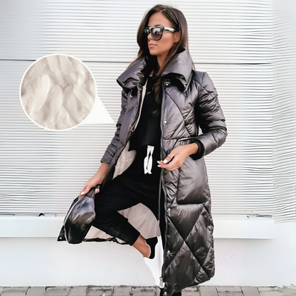 Damen Winterparka Wasserfest Tailliert mit hochwertigem Futter-2