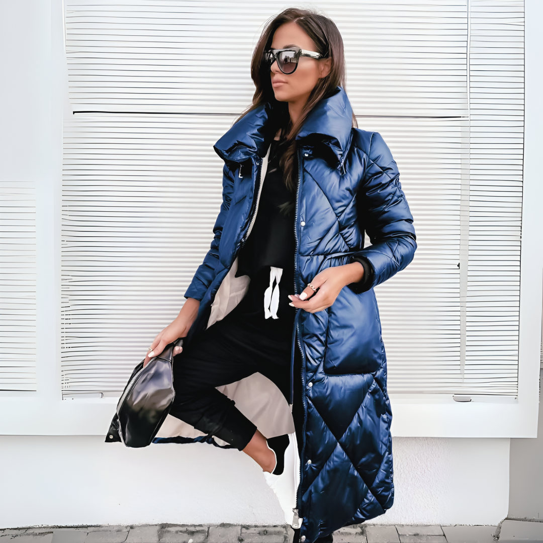 Variant image for Damen-Winterparka gefüttert lang Polyester-9