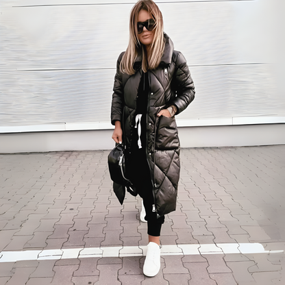 Damen Winterparka Wasserfest Tailliert mit hochwertigem Futter-3