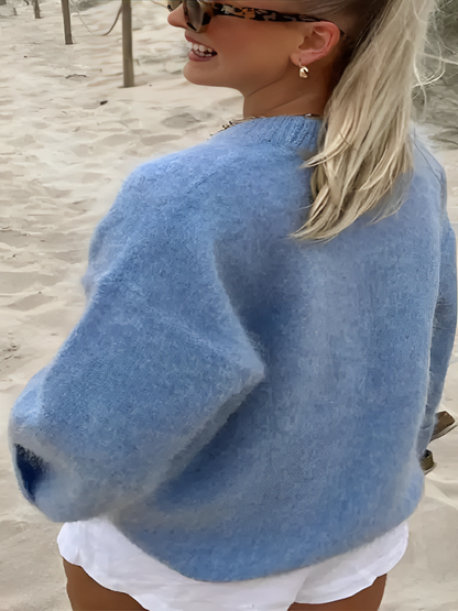 Damen-Strickpullover, lässiges Acryl für Herbst-2