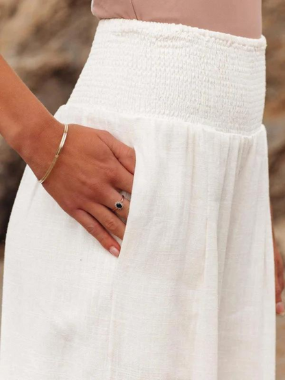 Damen-Hose, Strand-Stil, Baumwolle-2
