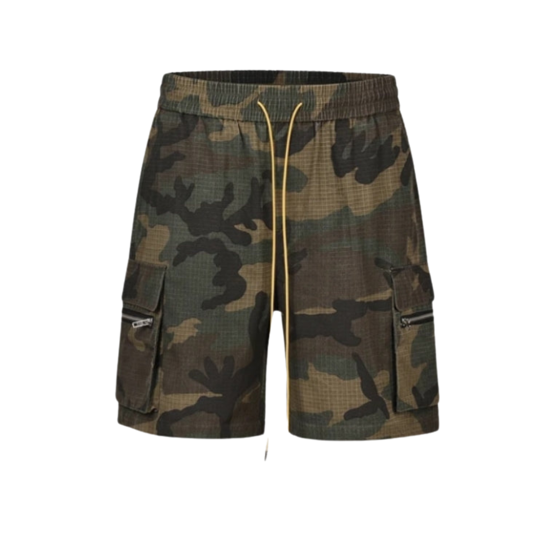 Variant image for Herren-Shorts, Vintage, Baumwolle, lässige Passform-1