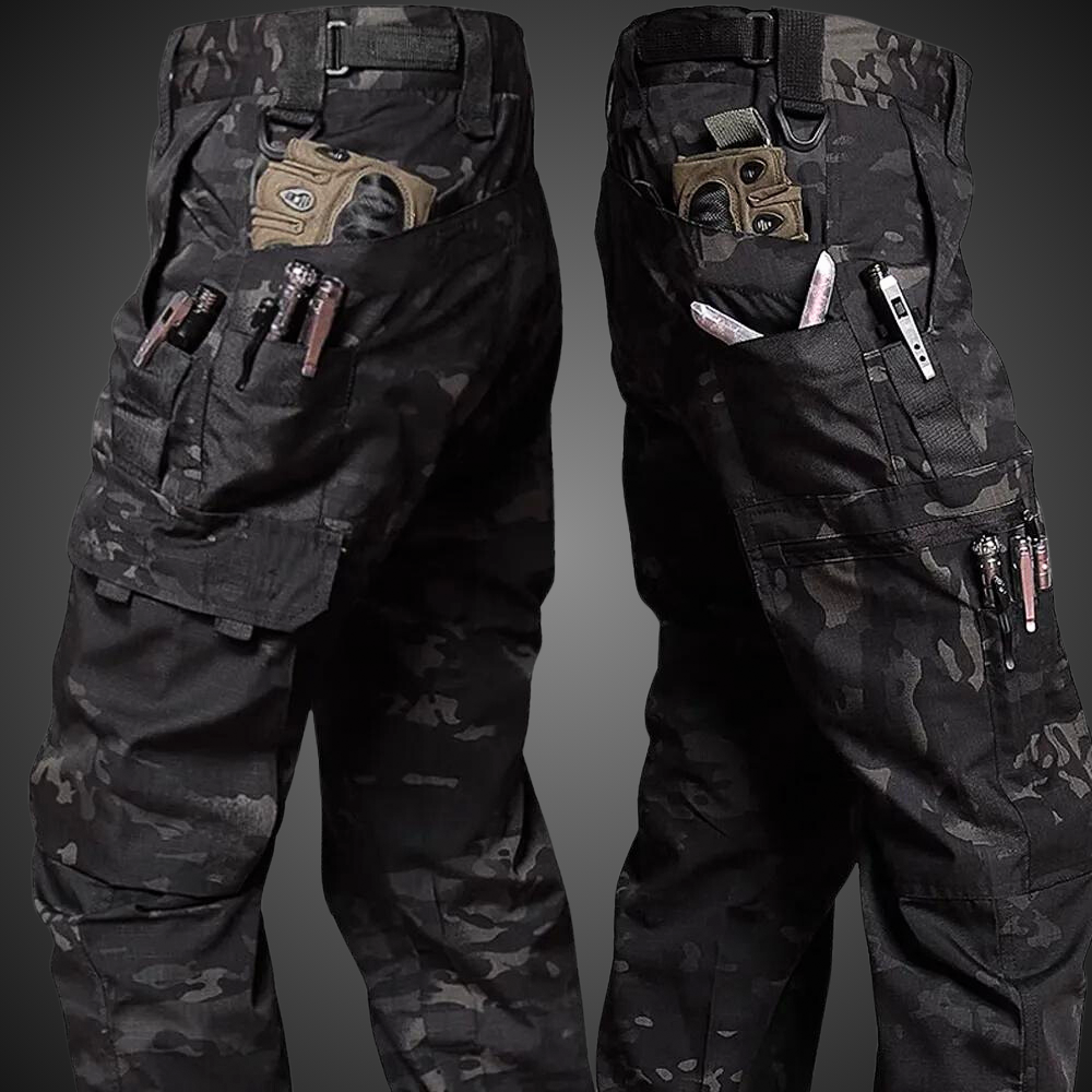 Herren-Camouflage-Hose, Multifunktional, Ripstop-Gewebe-1