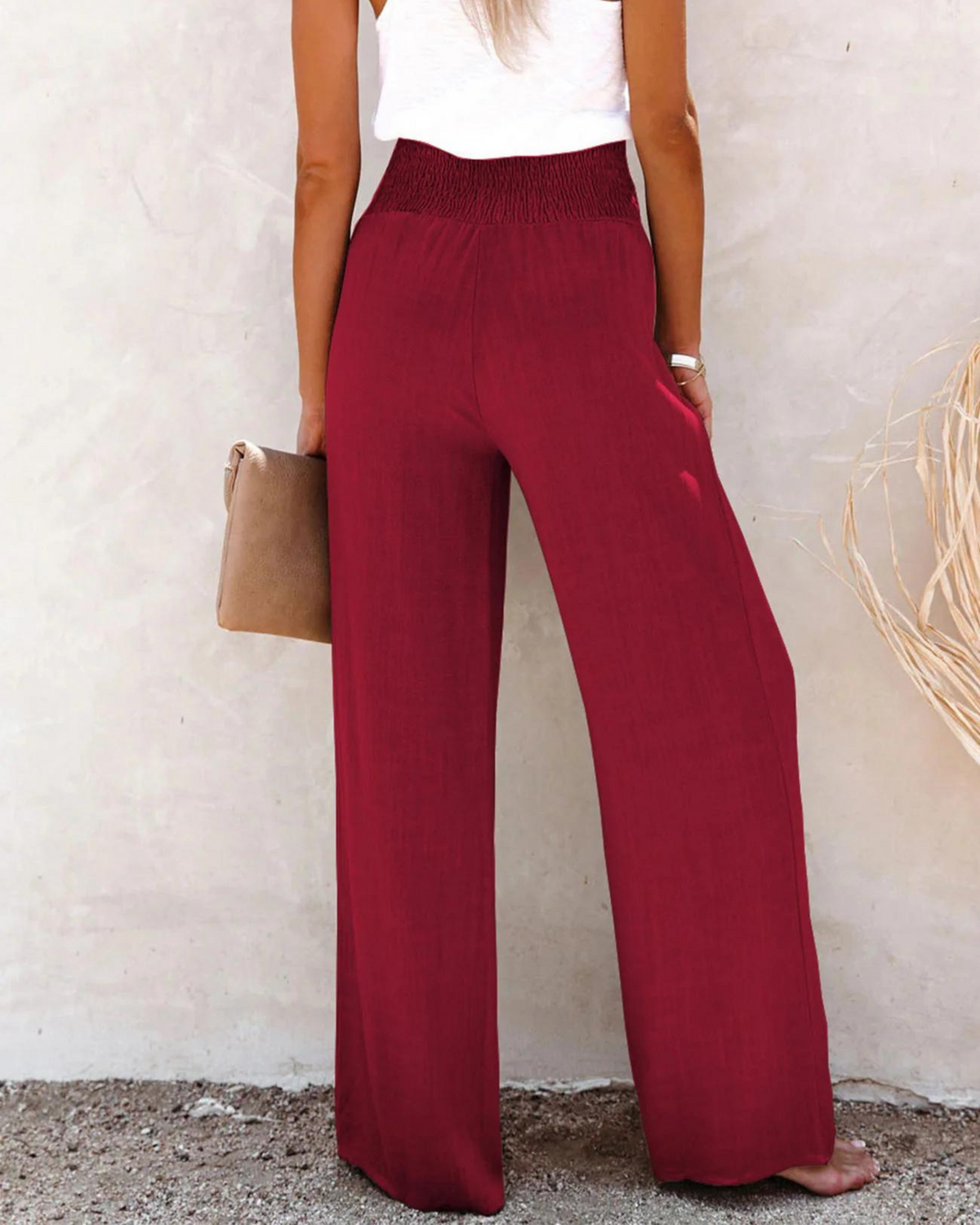 Trendy High-Waist-Jogginghosen für Damen aus weichem Material – Perfekte Passform für Frühling und Sommer 3