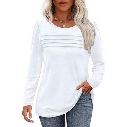 Damen-Kräuselrock, elegant, 100 % Polyester-1