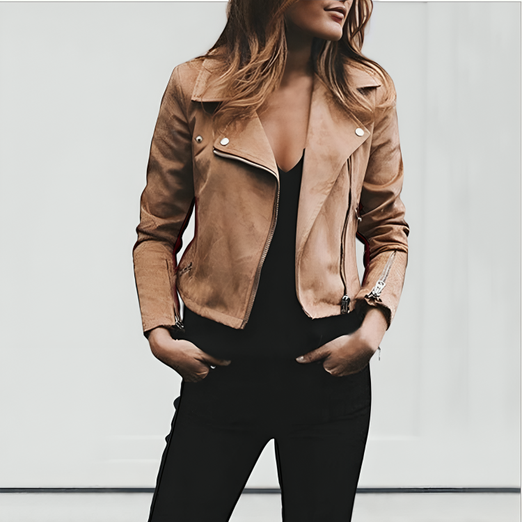 Variant image for Damen-kurze Jacke, elegantes Design, hochwertiger Stoff-1