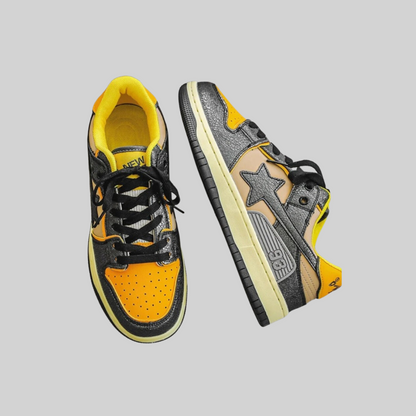 Unisex-Sneaker, Kunstleder, sportlicher Stil-4