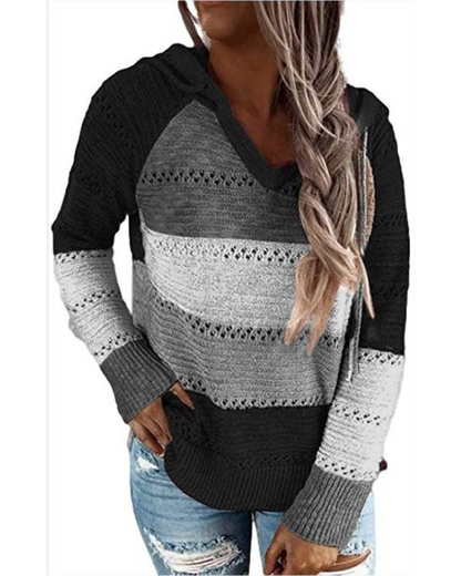 Variantenbild für Damen-Kapuzenpullover im Bohemian-Stil aus 100% Baumwolle-49