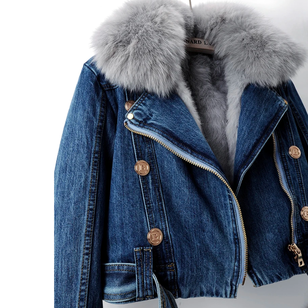 Rebellische Jeansjacke für Frauen – Strapazierfähige und bequeme Passform in verschiedenen Größen 4