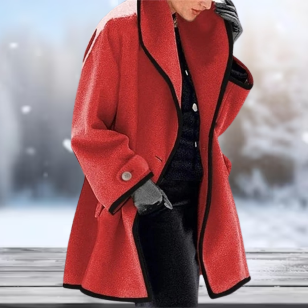 Variant image for Winterjacke Damen Maßgeschneiderte Polyester Elegante Wintermantel-41