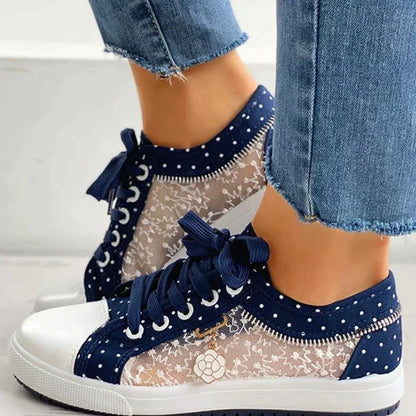 Variant image for Damen-Sneaker, sportliches Design, atmungsaktives Synthetikmaterial-11