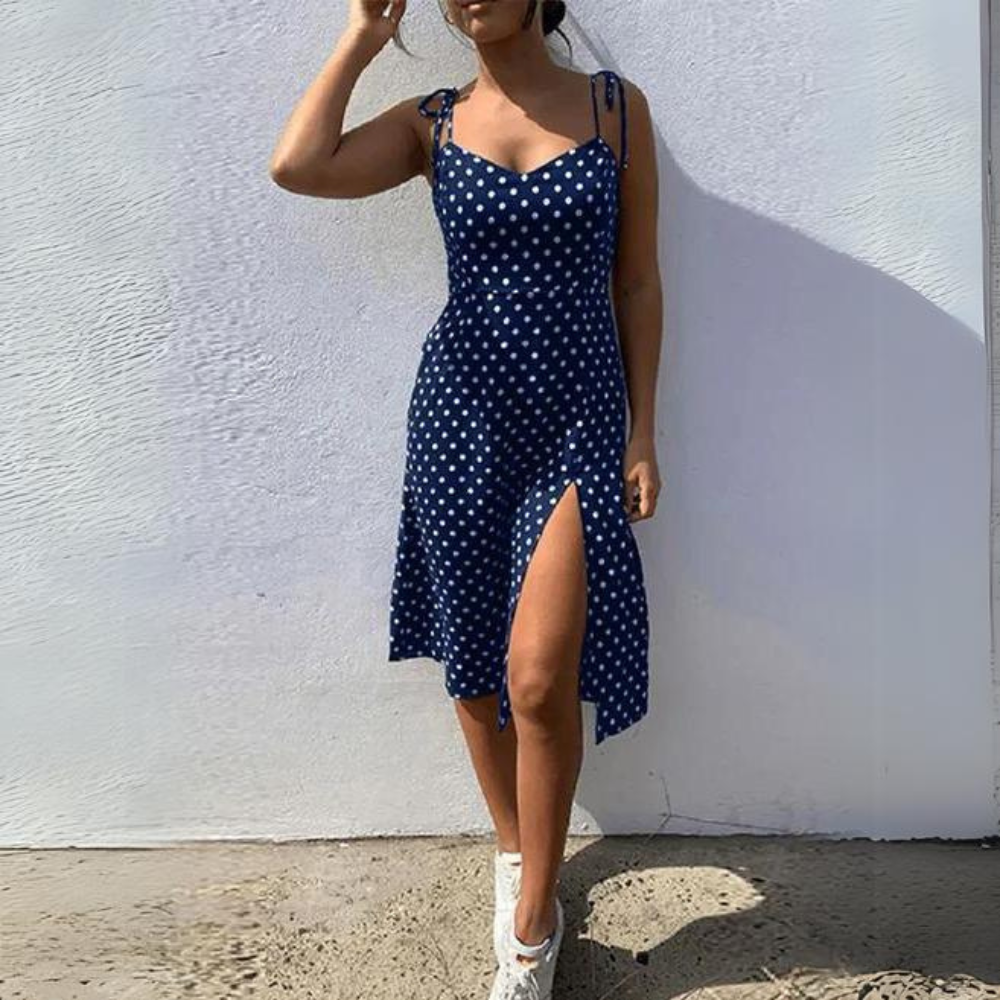 Damen-Sommerkleid, lässiges Design, leichtes Material-1