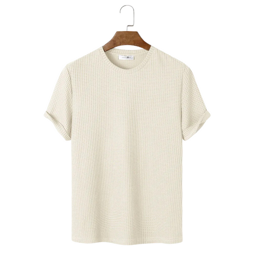 Damen-T-Shirt, Casual, runder Halsausschnitt, Polyester, lässige Passform-1