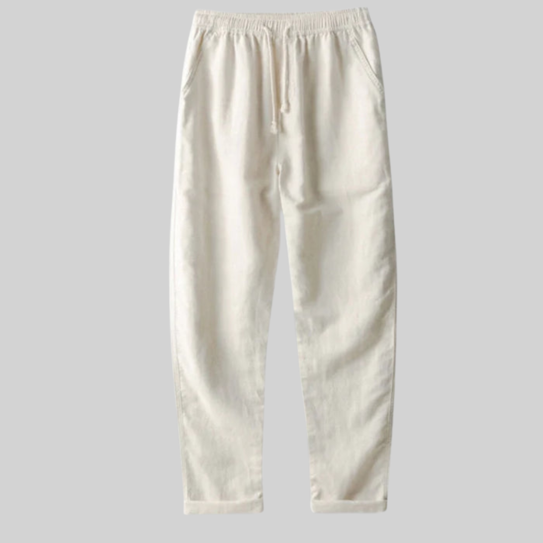 Herren-Streetwear-Set, lässiges Leinen, Baumwolle 3