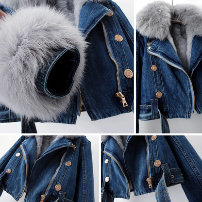 Rebellische Jeansjacke für Frauen – Strapazierfähige und bequeme Passform in verschiedenen Größen 5