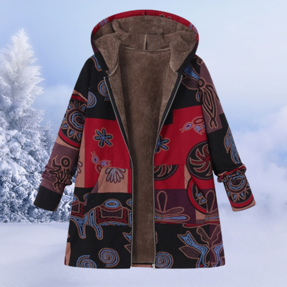 Damenjacke Baumwollpolyester Funktionelles Design für kalte Monate-2