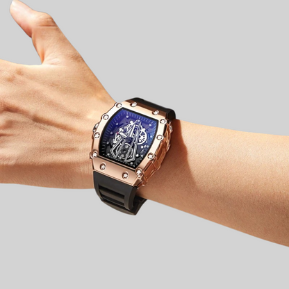 Wanduhr Minimalistisch Silikon Modernes Design-4