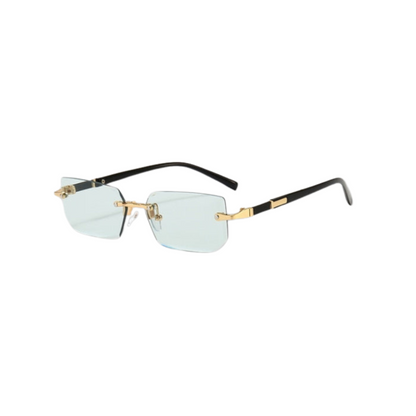 Unisex-Sonnenbrille Rechteckig Randlos Polycarbonat-5