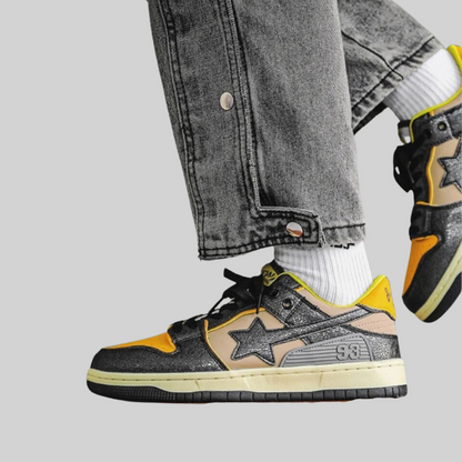 Unisex-Sneaker, Kunstleder, sportlicher Stil-3