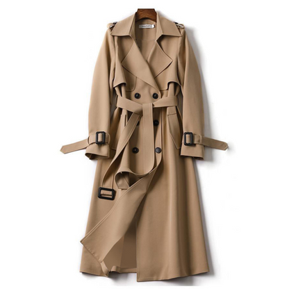 Damen-Trenchcoat, kurzes klassisches Design, leichtes Material-3