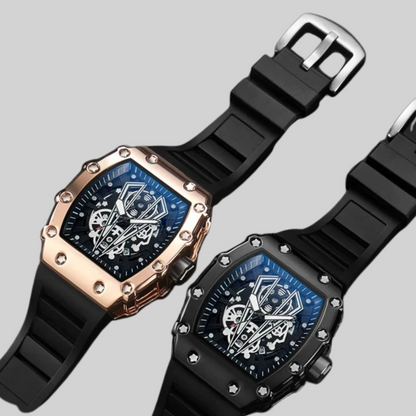 Wanduhr Minimalistisch Silikon Modernes Design-3