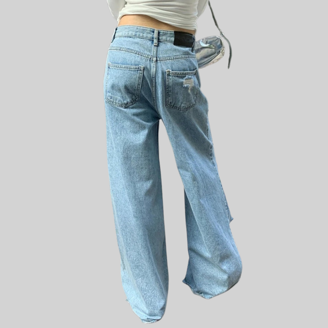 Herren-Jeans, weite Beinform, Vintage, Baumwolle-2