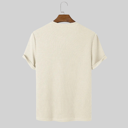 Damen-T-Shirt, Casual, runder Halsausschnitt, Polyester, lässige Passform-2