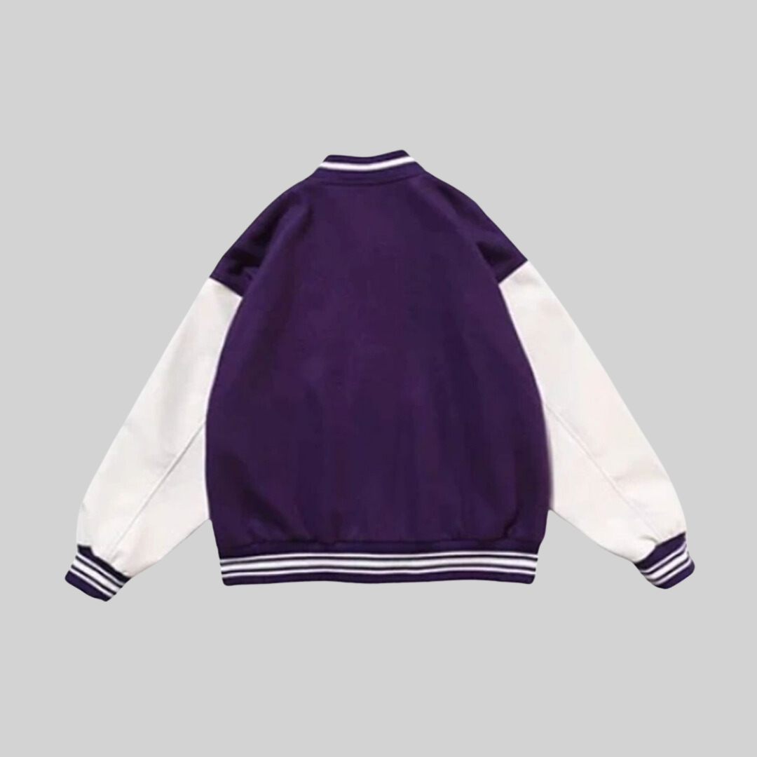 Herrenjacke, sportlich Patchwork, Wolle, Leder-5