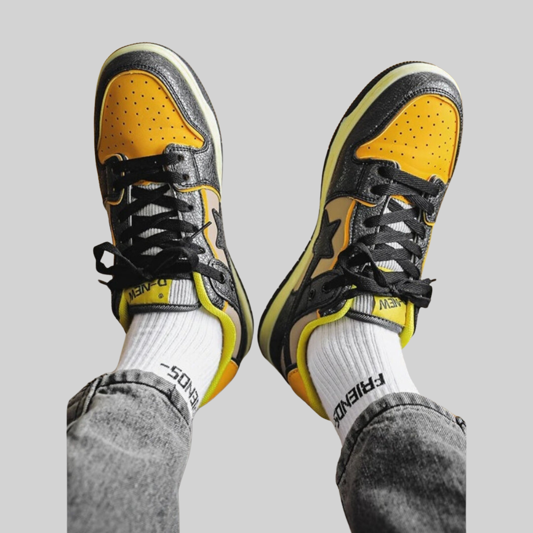 Unisex-Sneaker, Kunstleder, sportlicher Stil-6