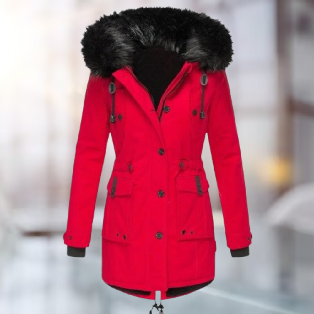 Damen-Mantel, lässiges Leinen, elegantes Design-5