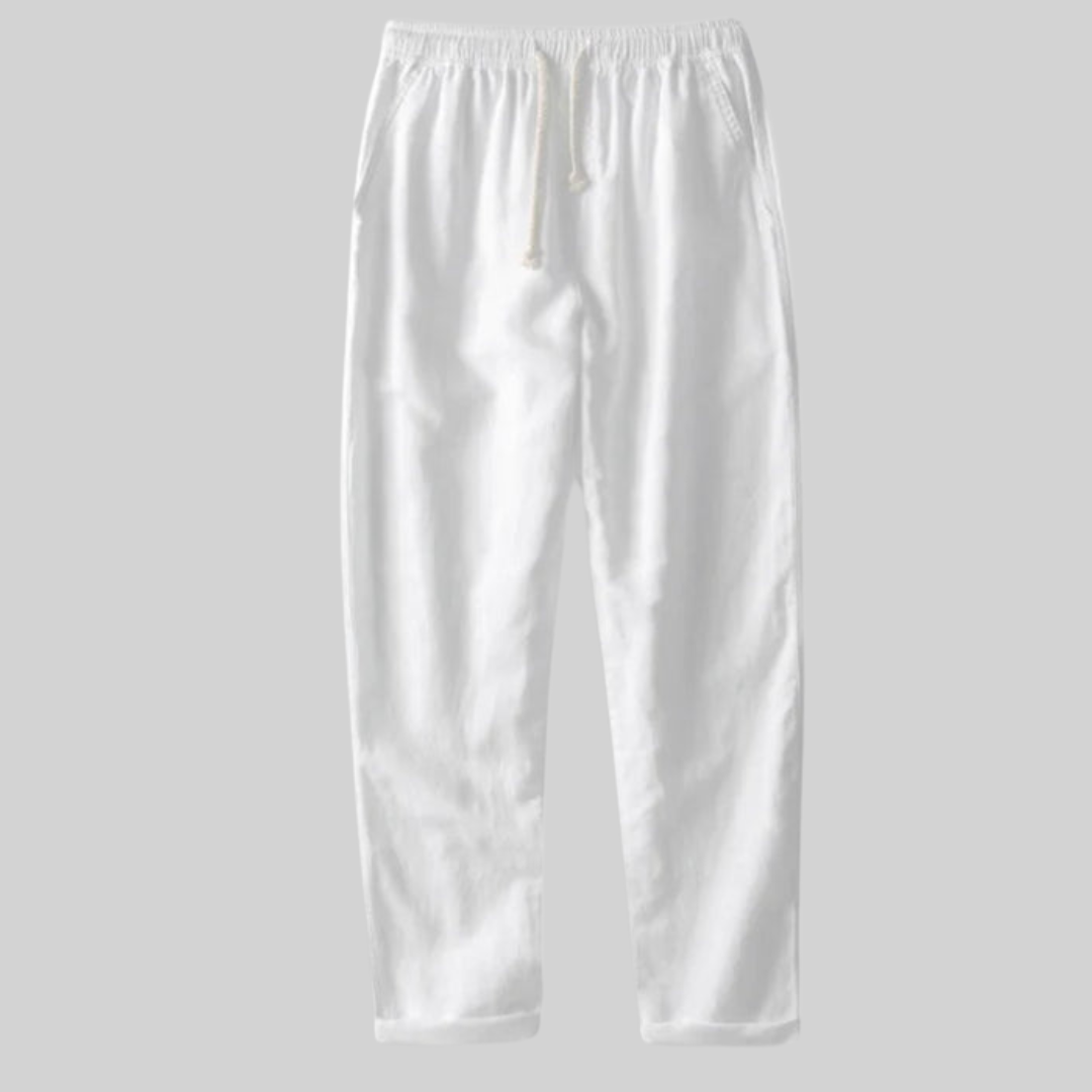 Herren-Streetwear-Set, lässiges Leinen, Baumwolle 4