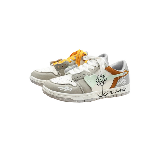 Damen-Sneakers, sportlich, atmungsaktives Polyester-1