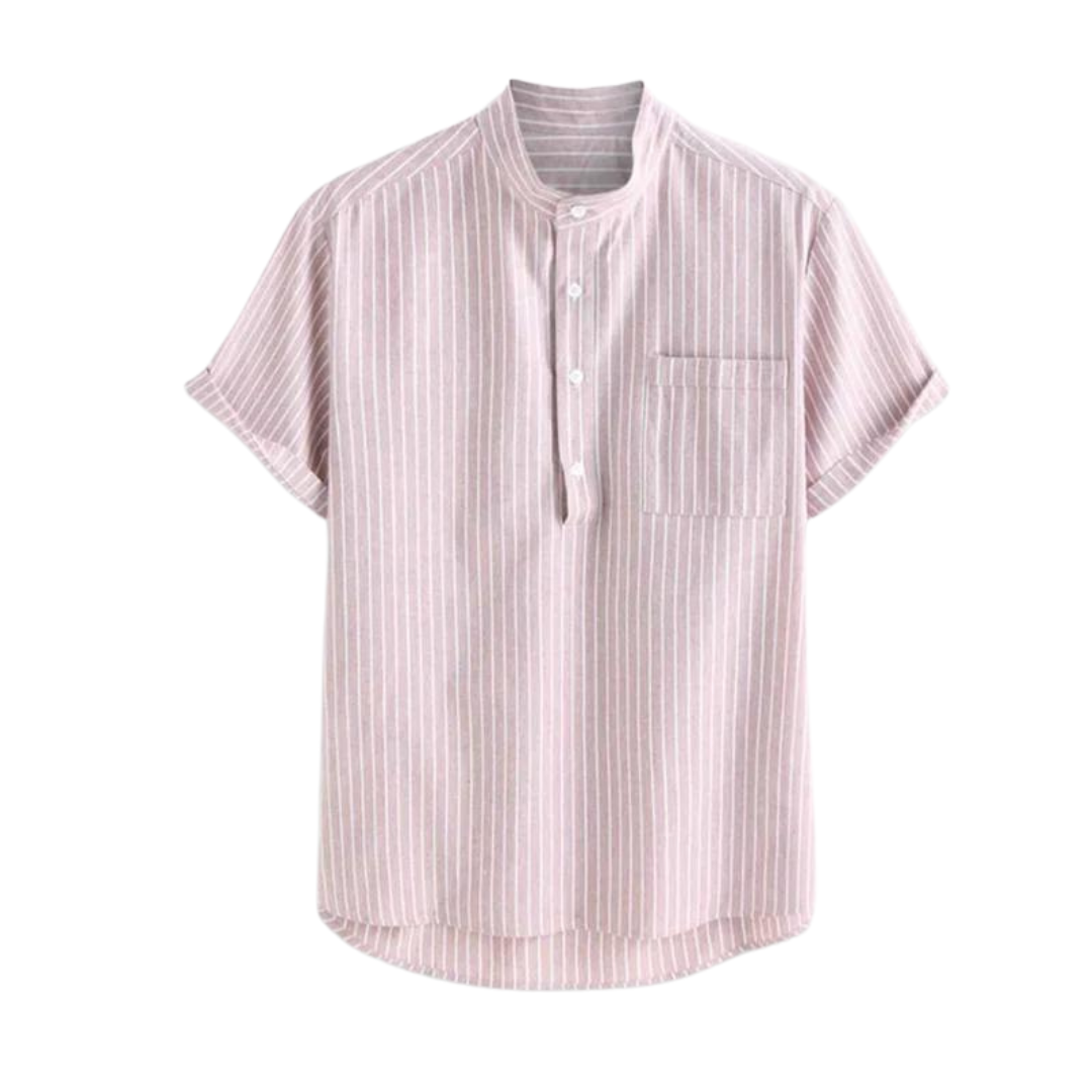 Weiße Henley-Damenbluse aus Baumwolle und Polyester – elegante Bluse für Alltag und festliche Anlässe 2