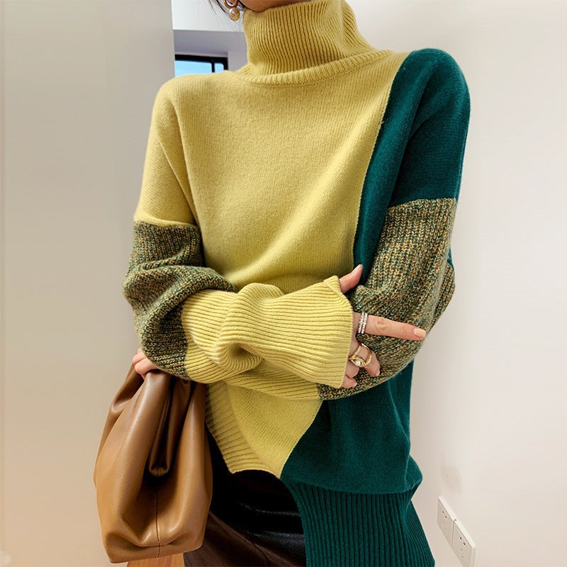 Damen-Strickpullover, moderne Baumwolle, komfortabel-1