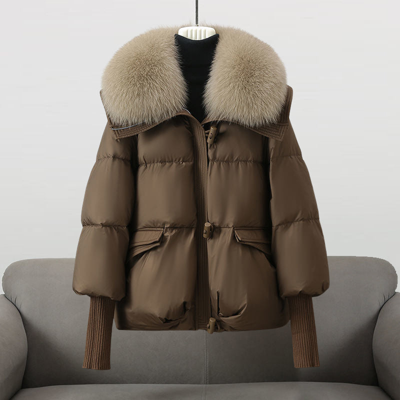 Damenjacke Elegantes Design Polyester für kalte Wetterbedingungen-3