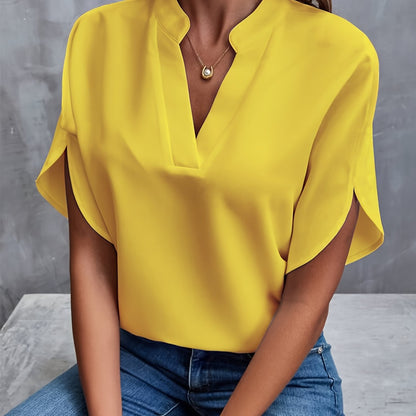 Variant image for Damen-Bluse, trendige Baumwollmischung, elegant, vielseitig-26