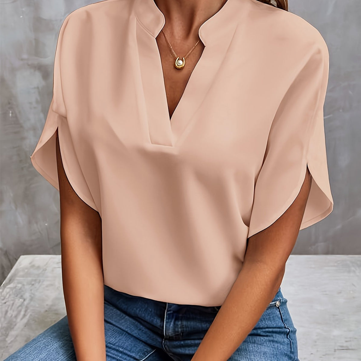 Damen Bluse Elegante Baumwollmischung Luftiges Design 15