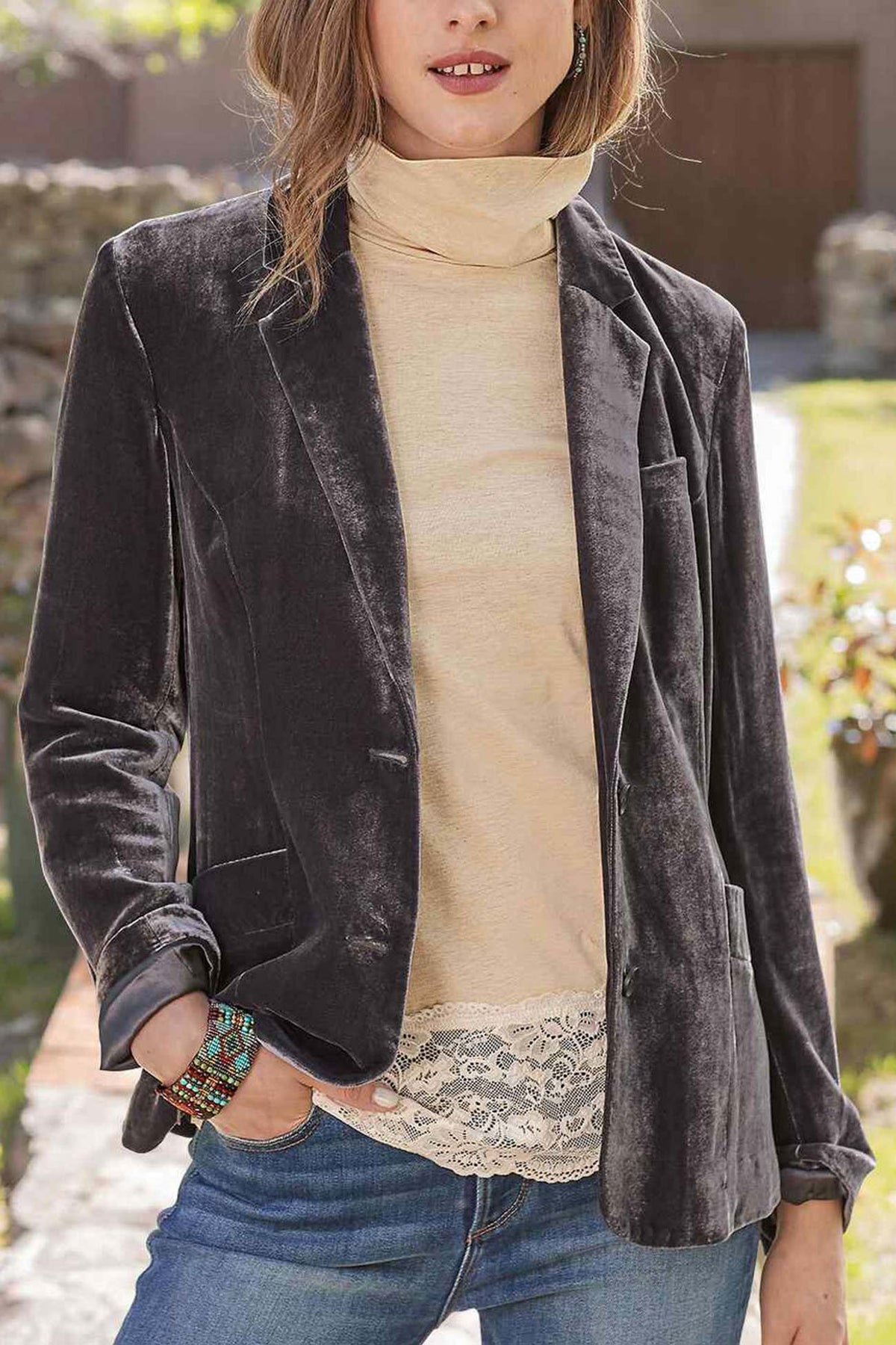 Damenjacke Thermisch und Elegant Polyester für Kalte Tage 2