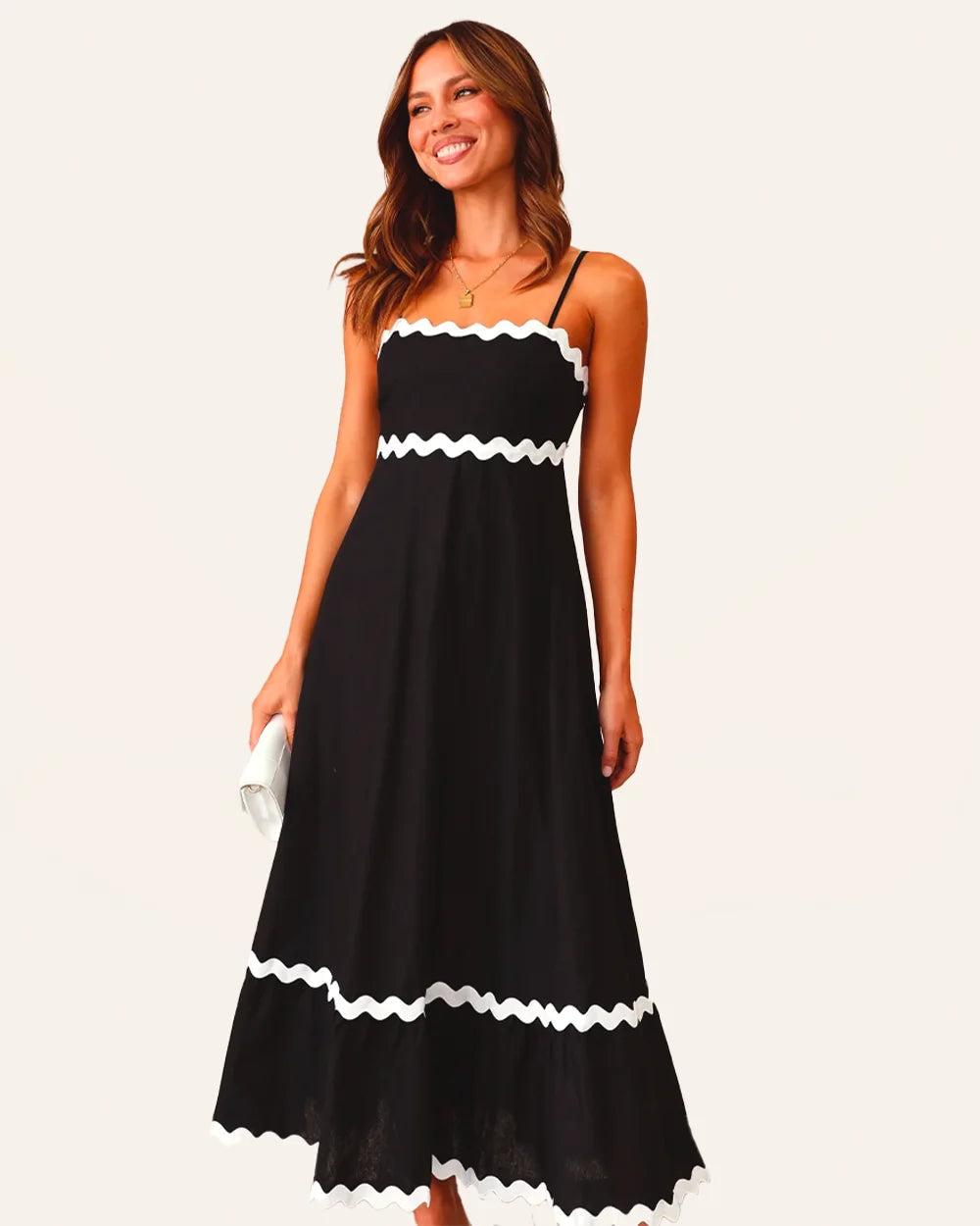 Damen-Abendkleid, elegantes Design, Polyester für formelle Anlässe-4