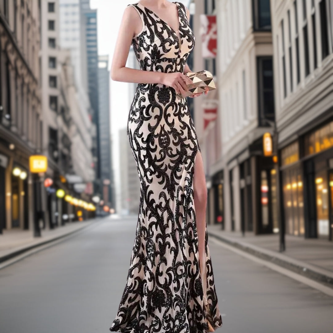 Damen Abendkleid Mermaid-Stil Hochwertiges Material-6
