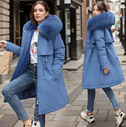 Variant image for Winterjacke Damen Elegant Figurbetont Polyester-1
