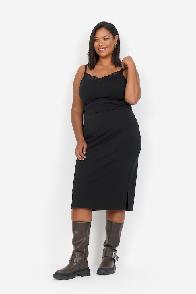 Damen-Party-Top, verstellbare Riemen, Lyocell, Elasthan-5