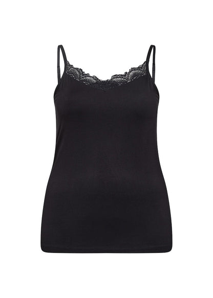Damen-Party-Top, verstellbare Riemen, Lyocell, Elasthan-3