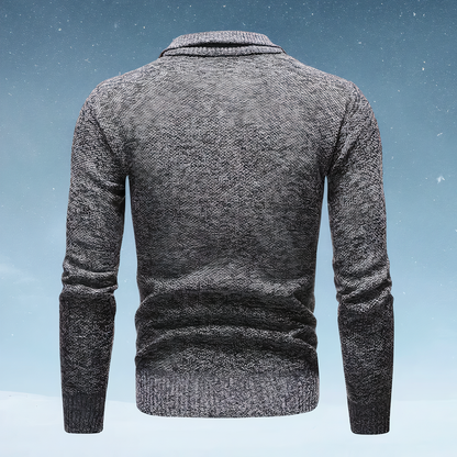 Herren-Pullover, thermisches Design, weiches, Garnmischung-3