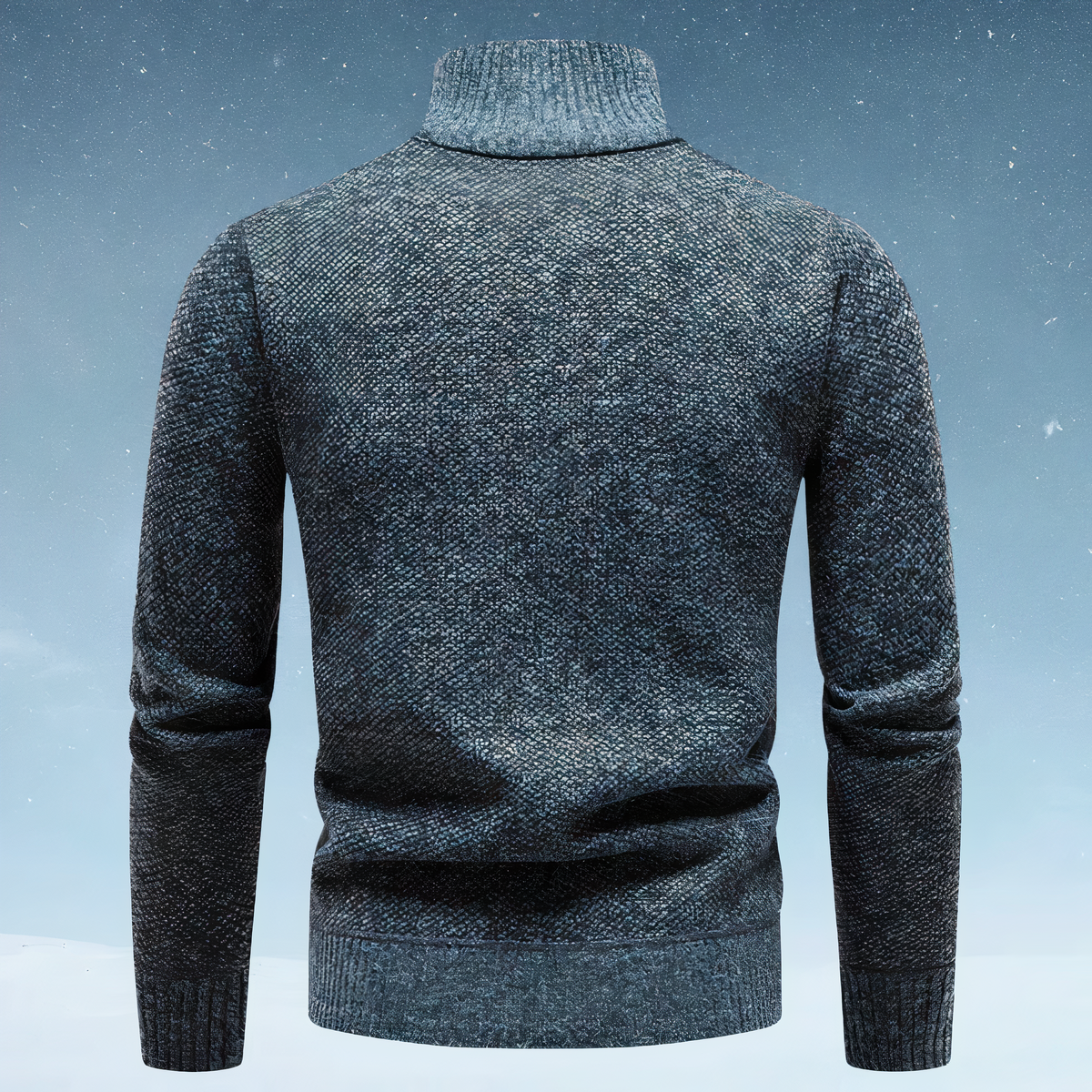 Herren-Pullover, thermisches Design, weiches, Garnmischung-2