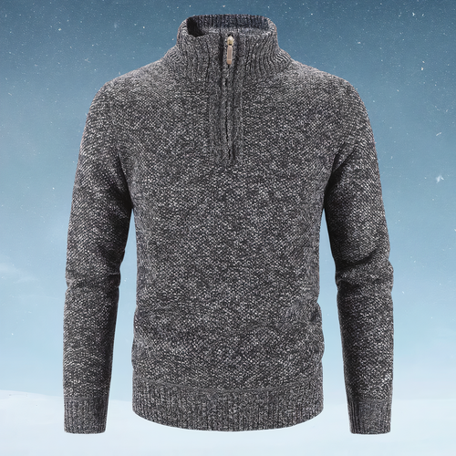 Herren-Pullover, thermisches Design, weiches, Garnmischung-1