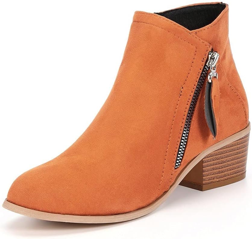 Damen-Stiefeletten aus Leder mit orthopädischem Design-6