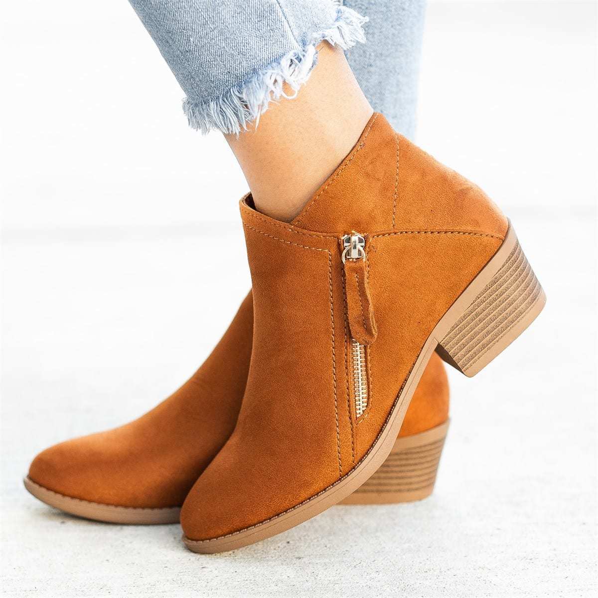Variant image for Damen-Stiefeletten aus Leder mit orthopädischem Design-19