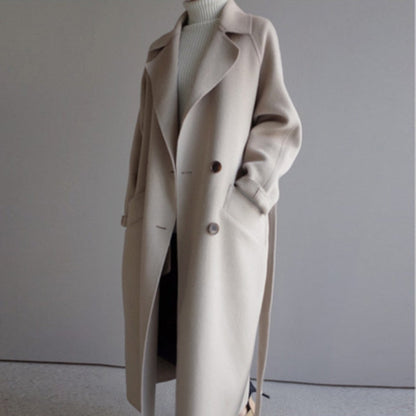 Damen-Mantel Zeitloses Design Wintermantel Hochwertiges Polyester-4
