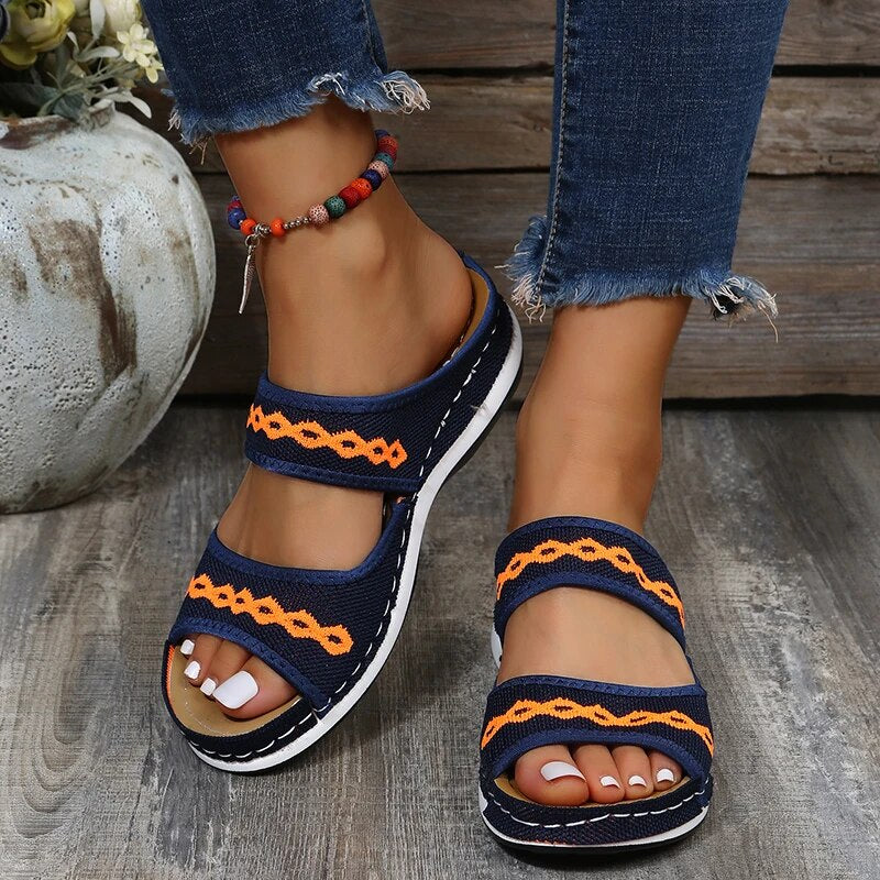 Variant image for Damen-Sommerschuhe, ergonomische Sandalen, mit stoßabsorbierender Sohle-10